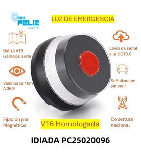 Baliza emergencia V16 homologada DGT 3.0 Geolocalizacion